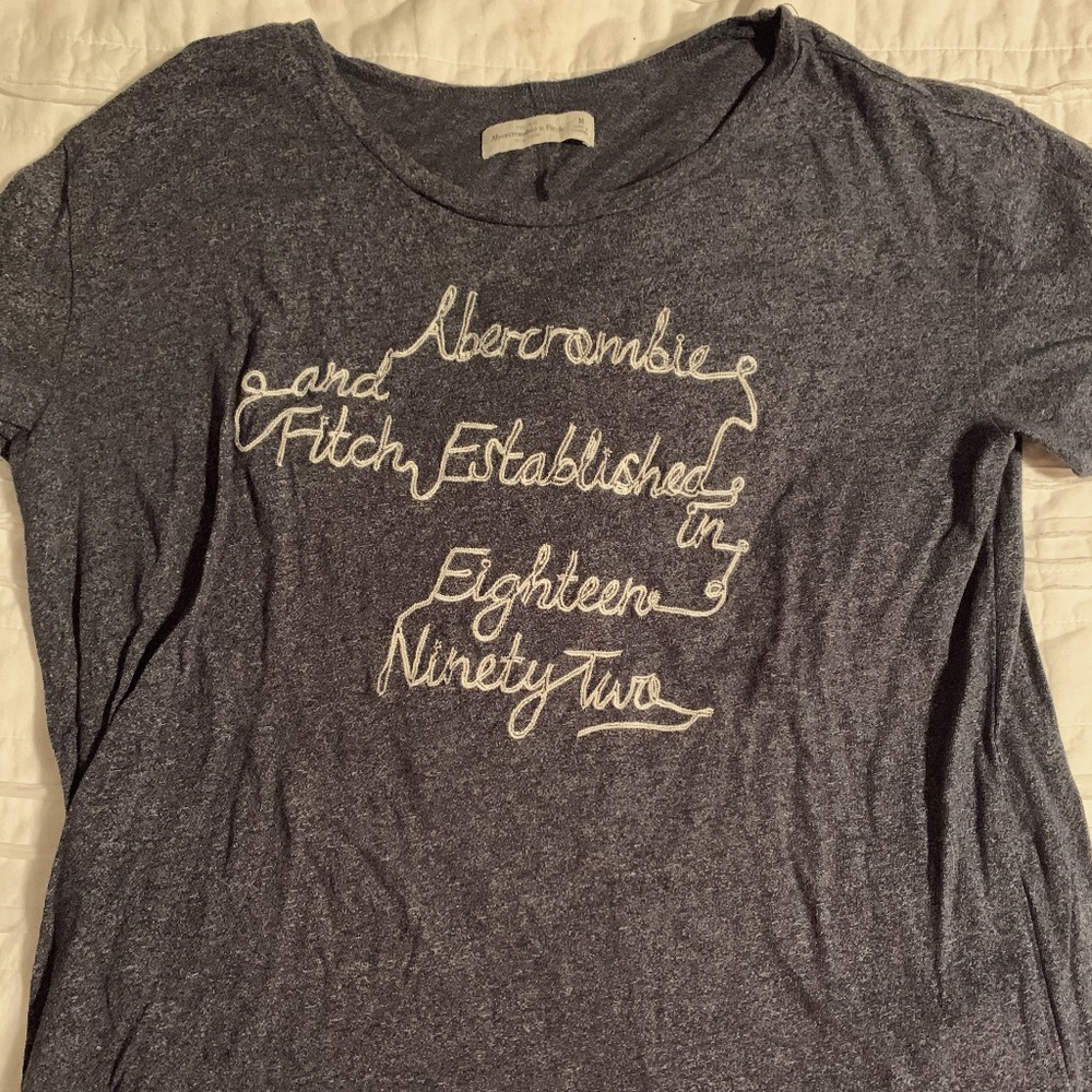 Abercrombie and Fitch Blue Shirt Women's Medium